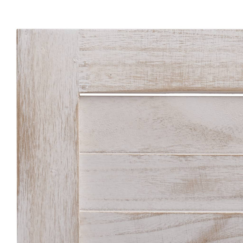 Produktbild för Rumsavdelare 3 paneler vit 105x165 cm trä