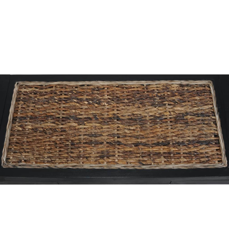 Produktbild för Bänk 120 cm mörkbrun manillahampa