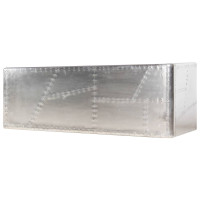 Produktbild för Skrivbord flygplansdesign silver 112x50x76 cm metall