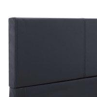 Produktbild för Sängram svart konstläder 100x200 cm