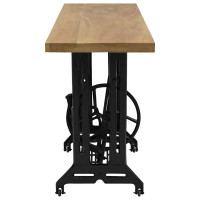 Produktbild för Avlastningsbord med symaskinsunderrede 110x40x75 cm