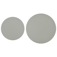 Miniatyr av produktbild för Sidobord 2 st grå massiv furu