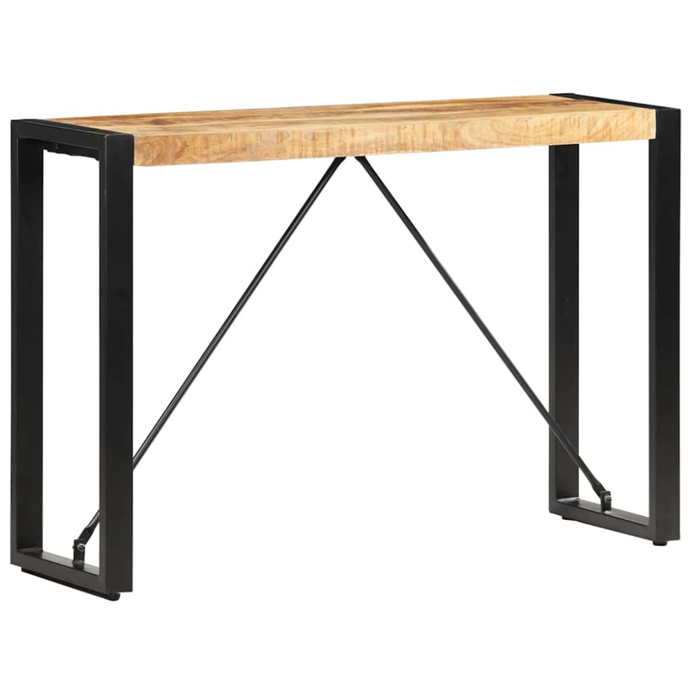 Produktbild för Avlastningsbord 110x35x76 cm massivt mangoträ