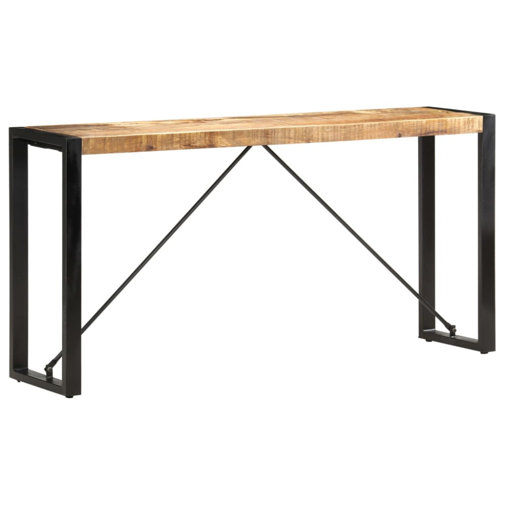 Produktbild för Konsolbord 150x35x76 cm massivt mangoträ
