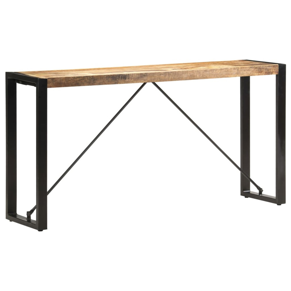 Produktbild för Konsolbord 150x35x76 cm massivt mangoträ