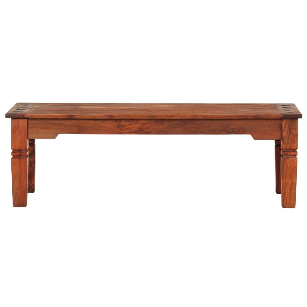 Produktbild för Soffbord 110x50x35 cm massivt akaciaträ