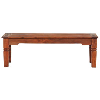 Produktbild för Soffbord 110x50x35 cm massivt akaciaträ