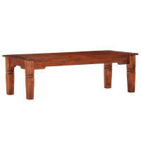 Produktbild för Soffbord 110x50x35 cm massivt akaciaträ