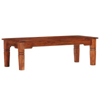 Produktbild för Soffbord 110x50x35 cm massivt akaciaträ