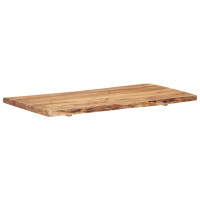 Produktbild för Bordsskiva massivt akaciaträ 118x(50-60)x3,8 cm