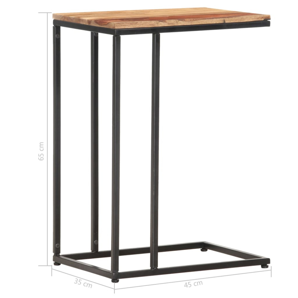 Produktbild för Sidobord 35x45x65 cm massivt trä