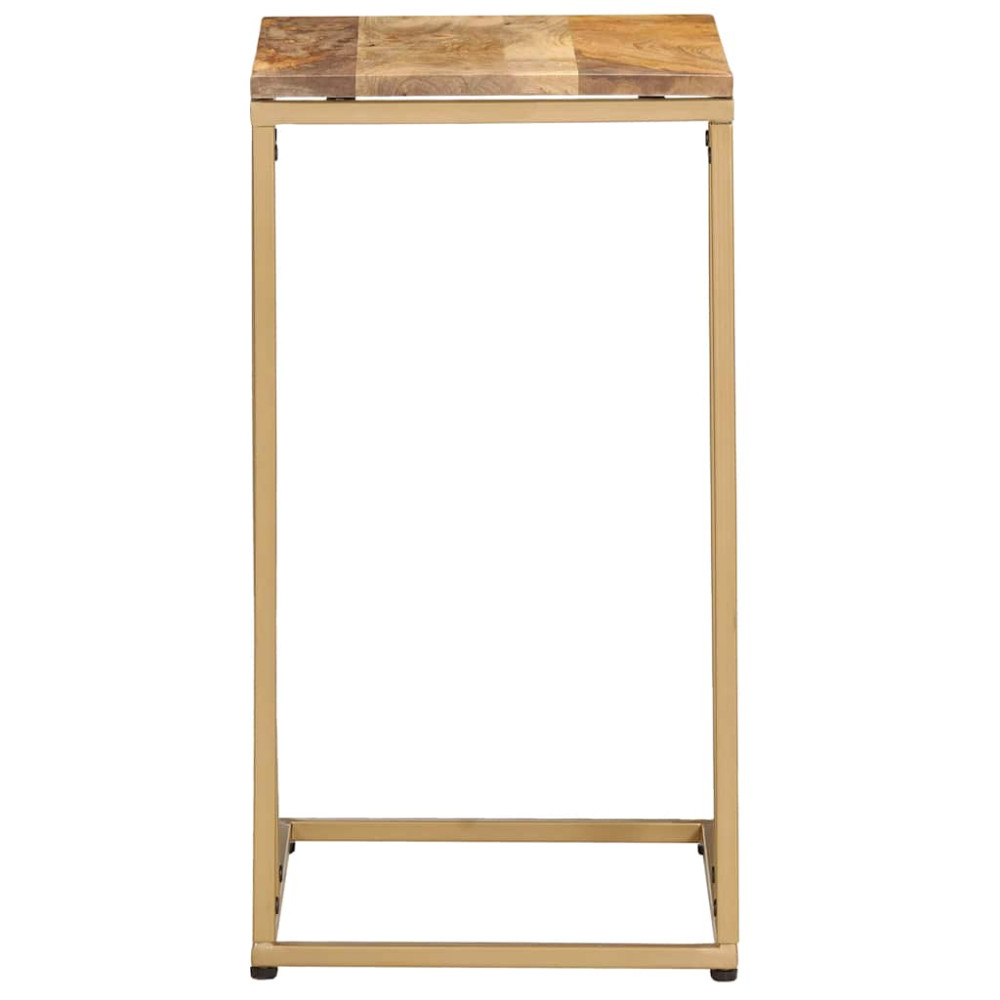 Produktbild för Sidobord 35x45x65 cm massivt mangoträ