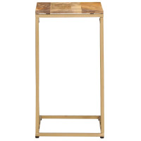 Produktbild för Sidobord 35x45x65 cm massivt mangoträ