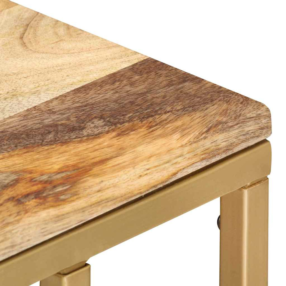 Produktbild för Sidobord 35x45x65 cm massivt mangoträ