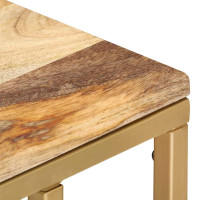 Produktbild för Sidobord 35x45x65 cm massivt mangoträ