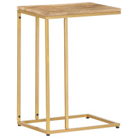 Produktbild för Sidobord 35x45x65 cm massivt mangoträ