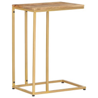 Produktbild för Sidobord 35x45x65 cm massivt mangoträ