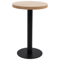 Produktbild för Bistrobord ljusbrun 50 cm MDF