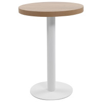 Produktbild för Bistrobord ljusbrun 60 cm MDF