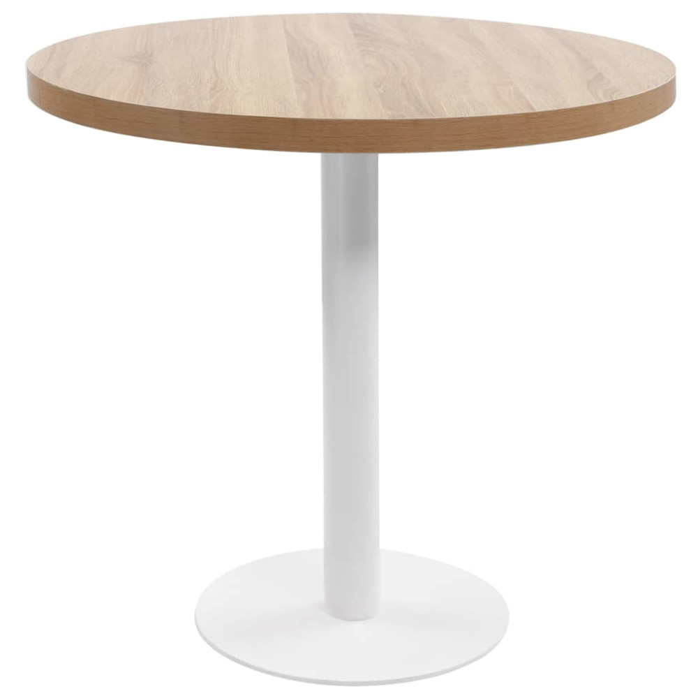 Produktbild för Bistrobord ljusbrun 80 cm MDF