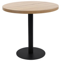 Produktbild för Bistrobord ljusbrun 80 cm MDF