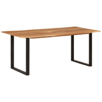 Produktbild för Matbord 180x90x76 cm massivt akaciaträ