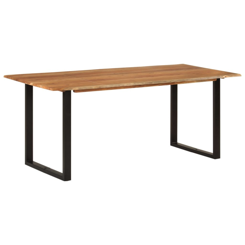 Produktbild för Matbord 180x90x76 cm massivt akaciaträ