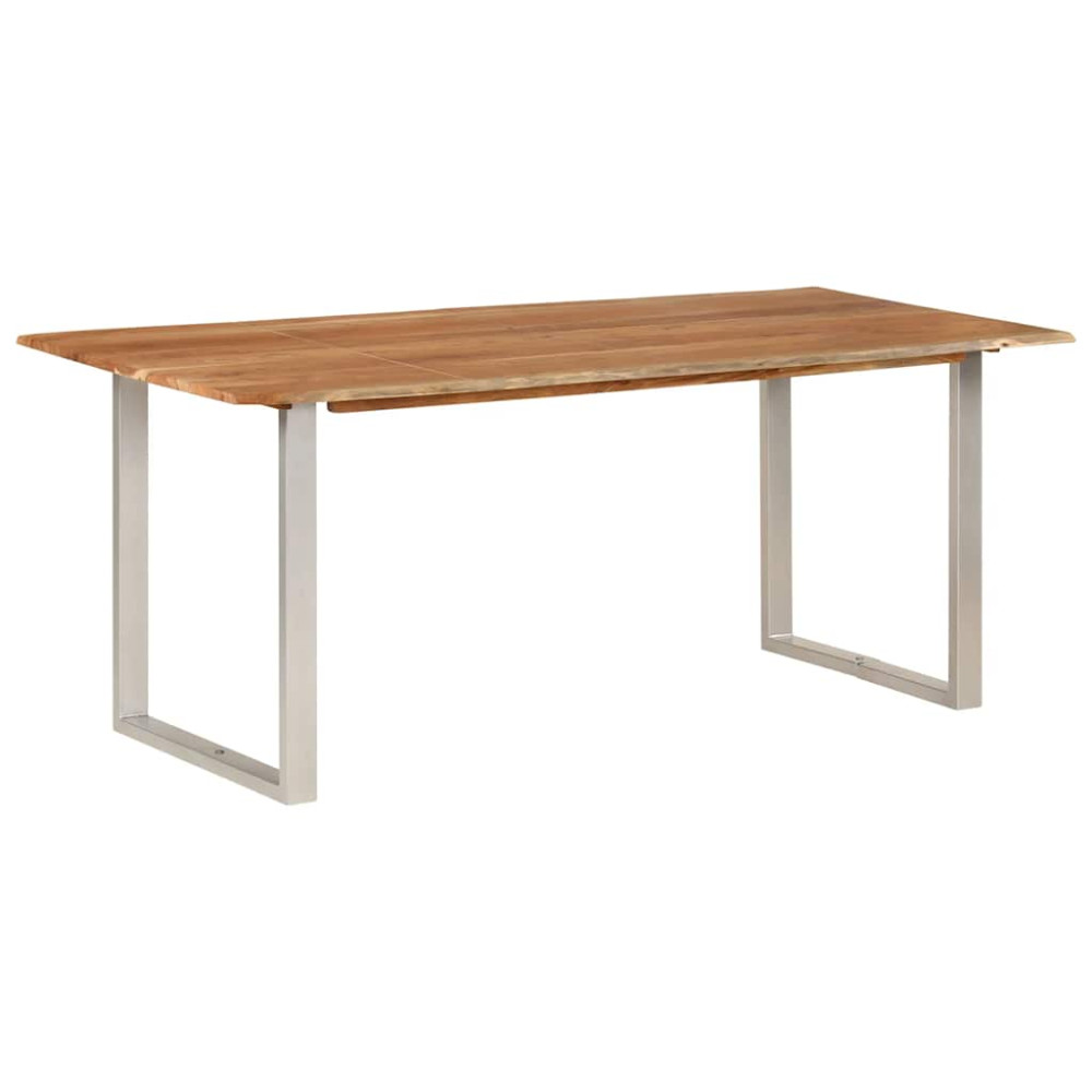 Produktbild för Matbord 180x90x76 cm massivt akaciaträ