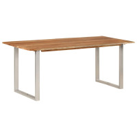 Produktbild för Matbord 180x90x76 cm massivt akaciaträ