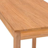 Produktbild för Ståbord för utomhusbruk 110x60x105 cm massivt teakträ