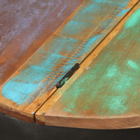 Produktbild för Soffbord 53x43 cm massivt återvunnet trä