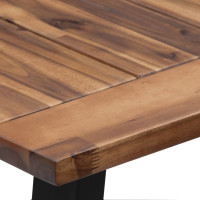 Produktbild för Matbord massivt akaciaträ 180x90 cm