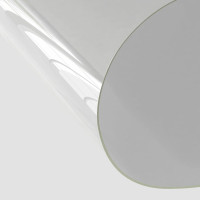 Produktbild för Bordsskydd genomskinligt Ø 100x90 cm 2 mm PVC
