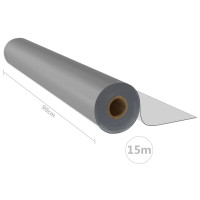 Produktbild för Bordsskydd rulle matt 0,9x15 m 2 mm PVC