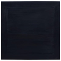 Produktbild för Soffbord ljus svart 68x68x30 cm massiv mahogny