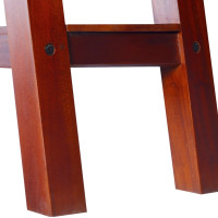 Produktbild för Avlastningsbord klassisk brun 90x30x75cm massiv mahogny