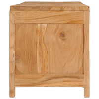 Produktbild för TV-bänk 135x30x35 cm massiv teak