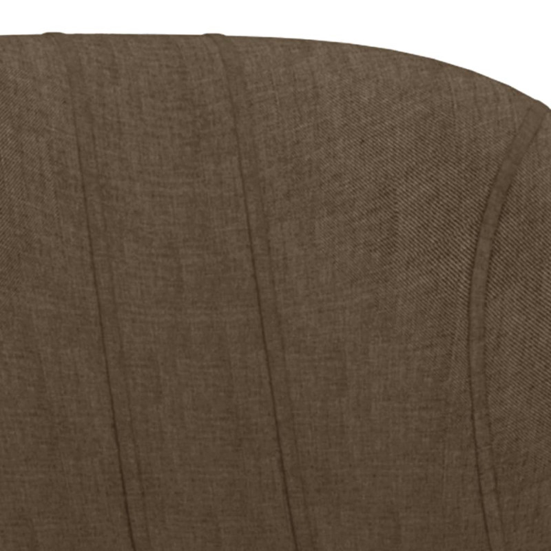 Produktbild för Barstolar 2 st brun tyg