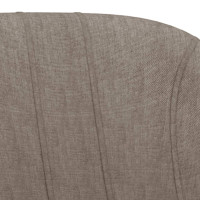 Produktbild för Barstolar 2 st taupe tyg