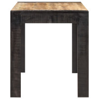 Produktbild för Matbord 140x70x76 cm massivt grovt mangoträ