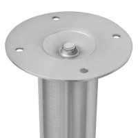 Miniatyr av produktbild för Justerbara bordsben 4 st 710 mm-1100 mm borstad nickel