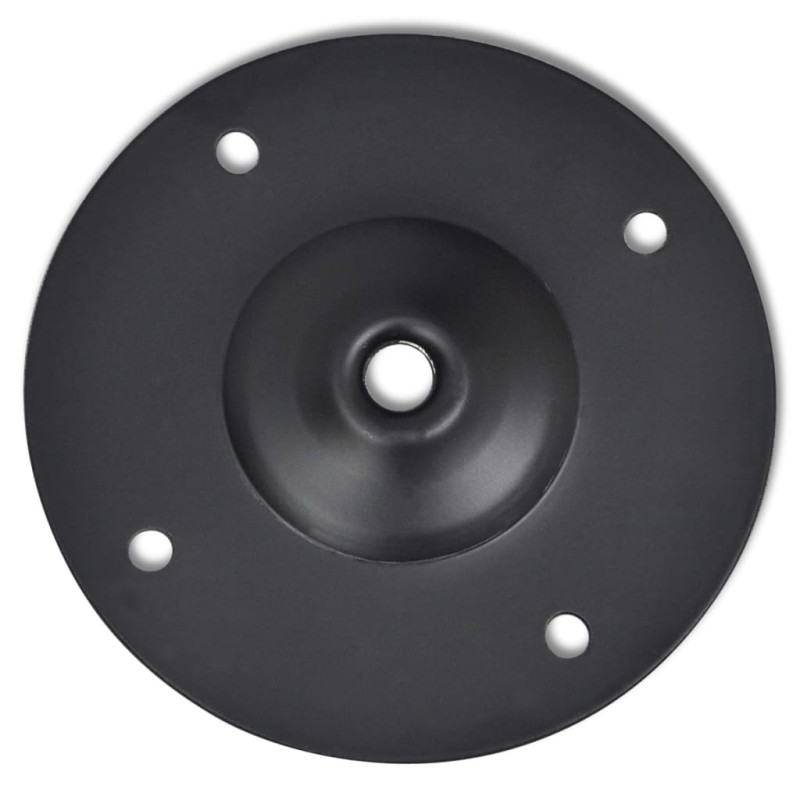 Produktbild för Justerbara bordsben 4 st 710 mm-1100 mm svart