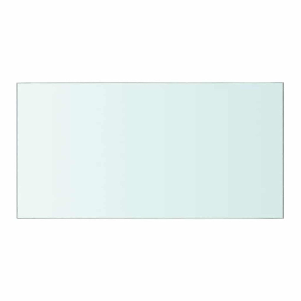 Produktbild för Hyllplan 2 st glas genomskinlig 40x20 cm