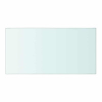 Produktbild för Hyllplan 2 st glas genomskinlig 40x20 cm