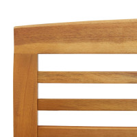 Produktbild för Trädgårdsbänk 119 cm massivt akaciaträ