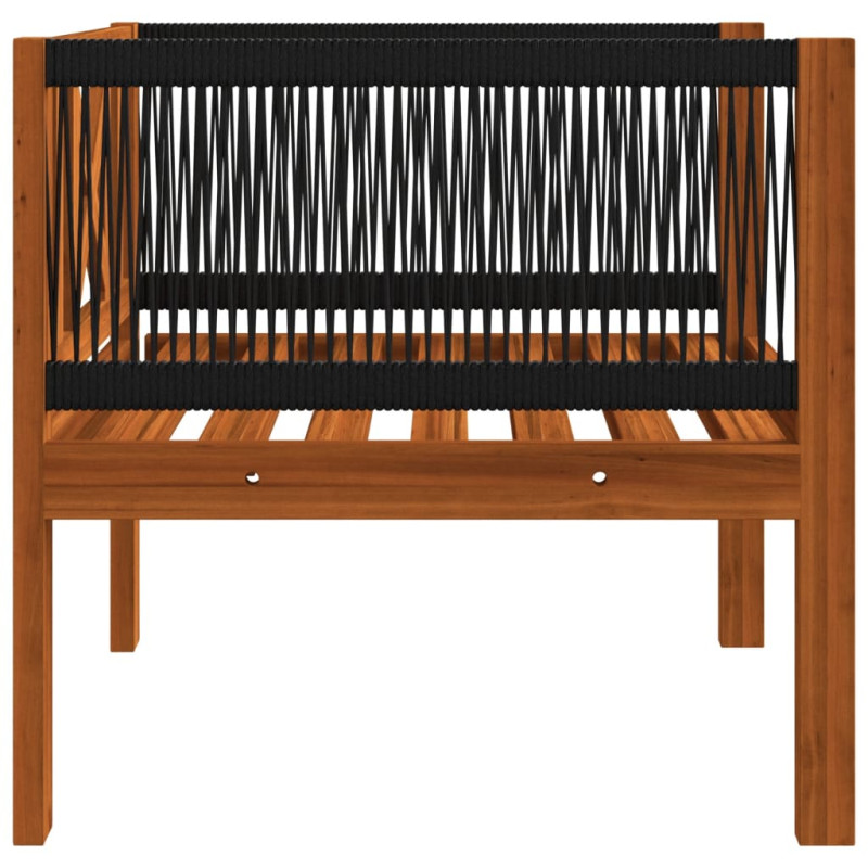 Produktbild för Trädgårdsstol med dyna massivt akaciaträ