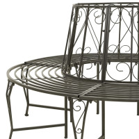 Produktbild för Trädsoffor 1-Antal sittplatser Ø 160 x 89 cm Stål