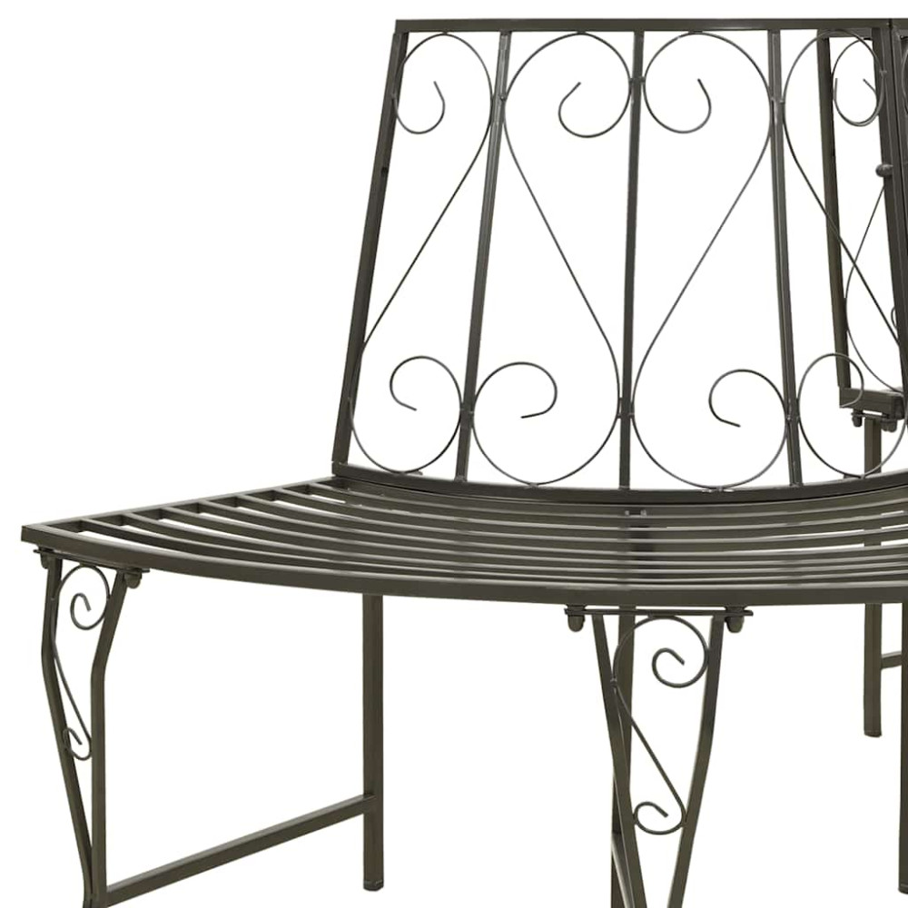Produktbild för Trädsoffor 1-Antal sittplatser Ø 160 x 89 cm Stål
