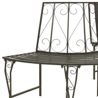Produktbild för Trädsoffor 1-Antal sittplatser Ø 160 x 89 cm Stål
