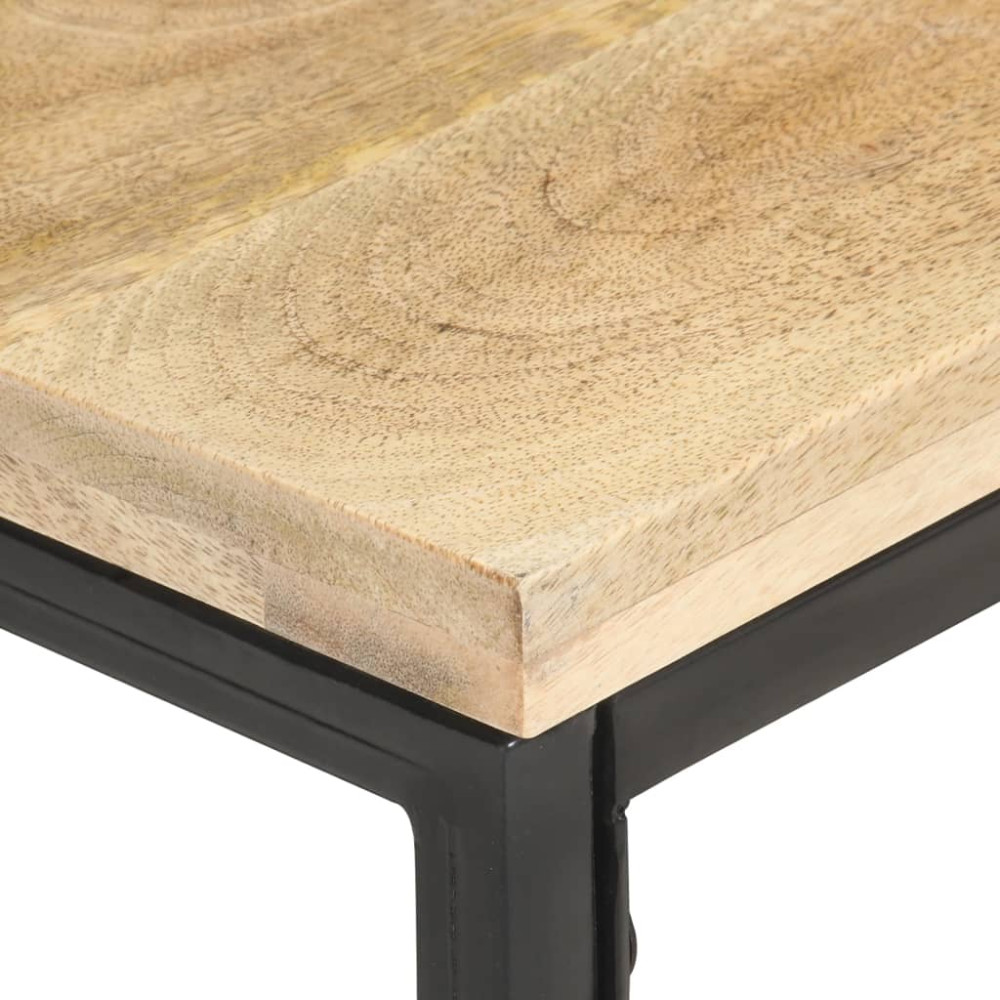 Produktbild för Sidobord 40x40x35 cm massivt mangoträ